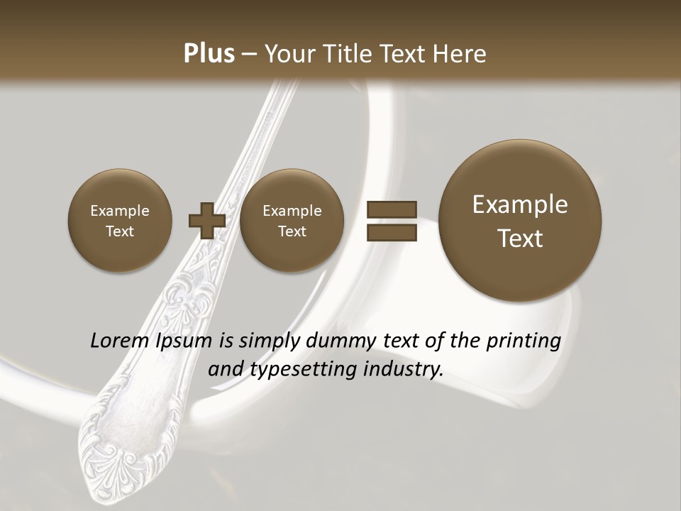 Czarna Bia Mocny PowerPoint Template