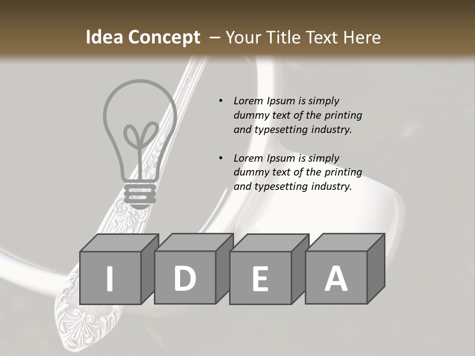 Czarna Bia Mocny PowerPoint Template