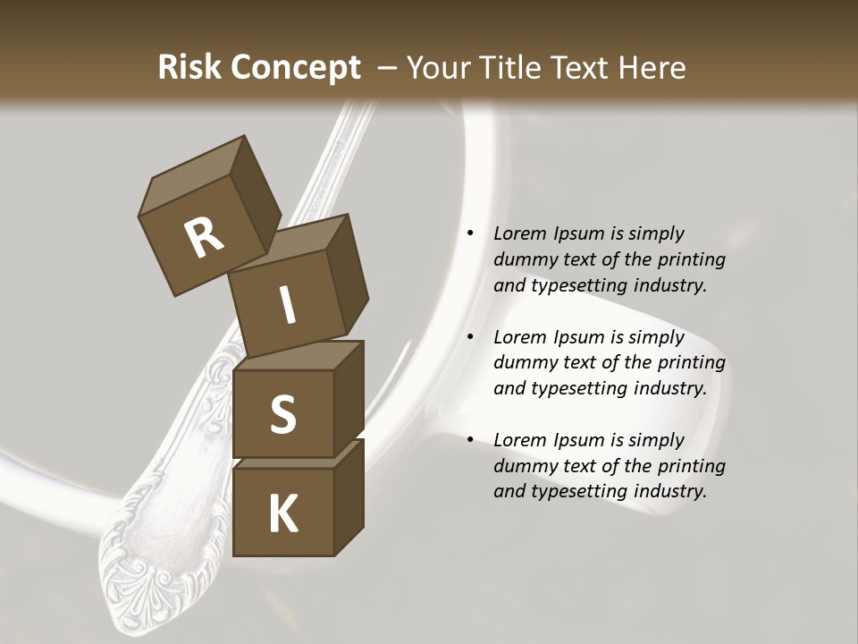 Czarna Bia Mocny PowerPoint Template