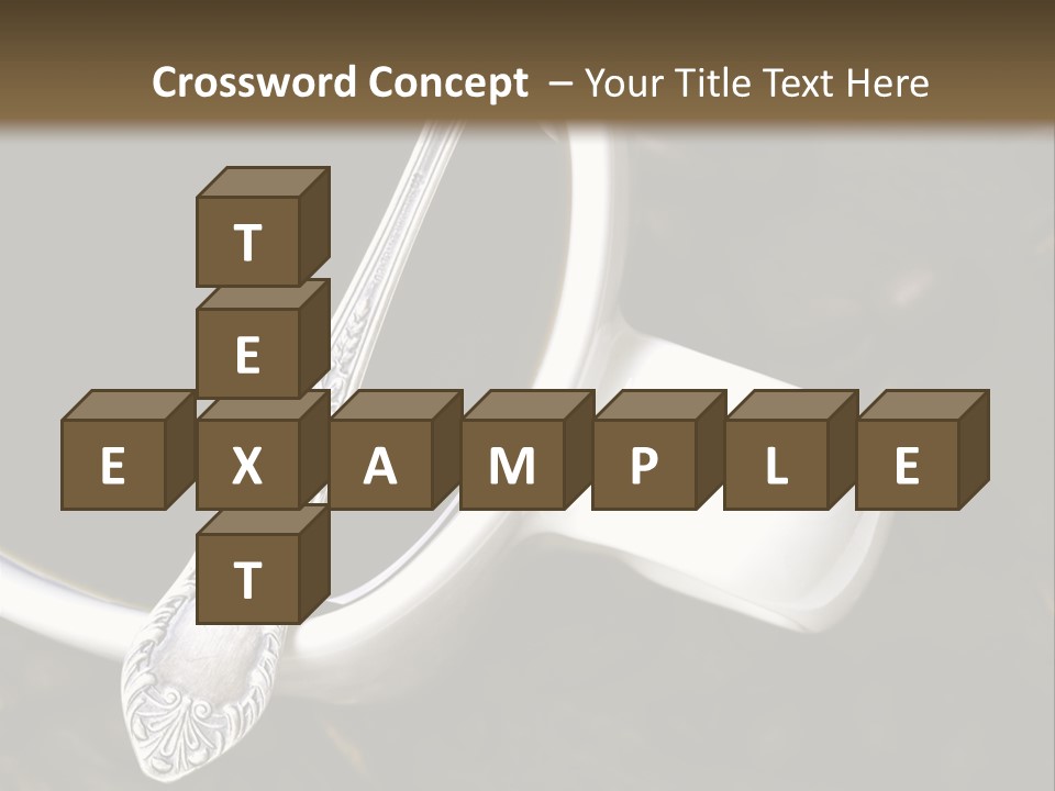 Czarna Bia Mocny PowerPoint Template