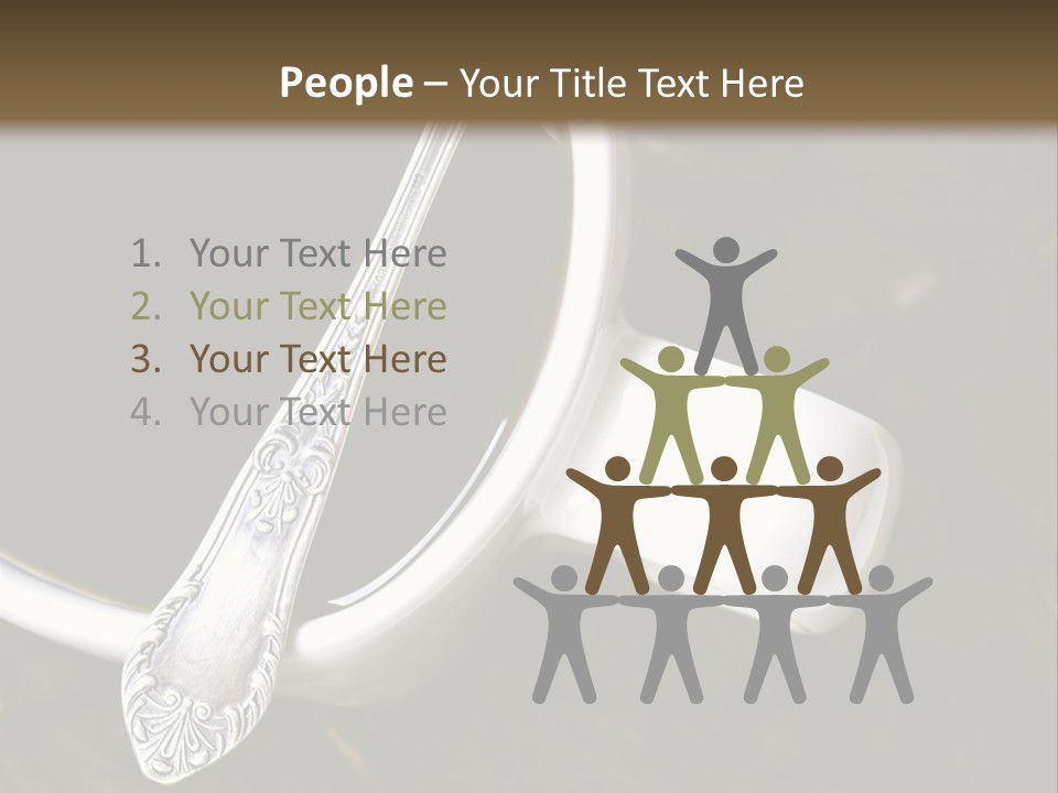 Czarna Bia Mocny PowerPoint Template