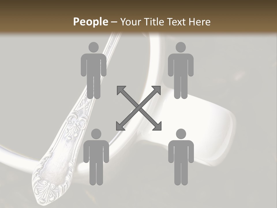 Czarna Bia Mocny PowerPoint Template