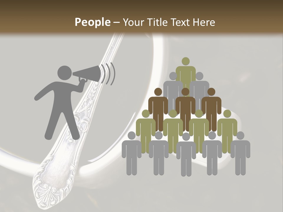 Czarna Bia Mocny PowerPoint Template