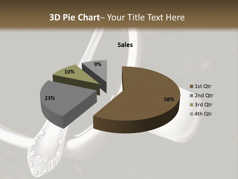 Czarna Bia Mocny PowerPoint Template