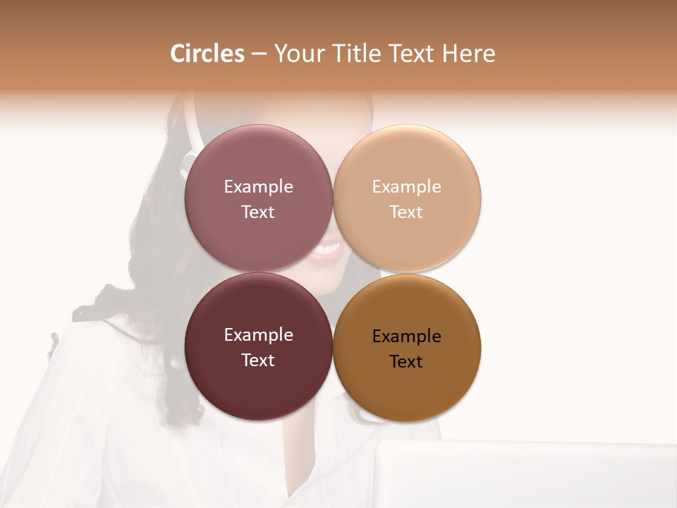 Isolation Helpdesk Face PowerPoint Template