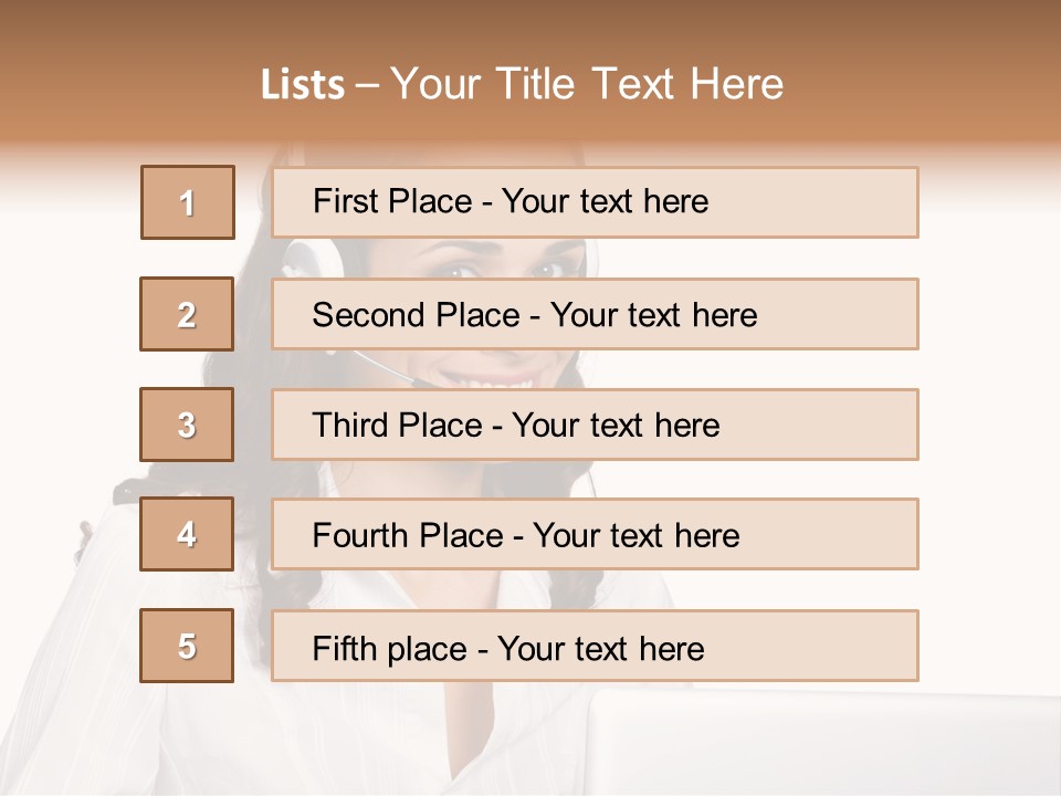 Isolation Helpdesk Face PowerPoint Template