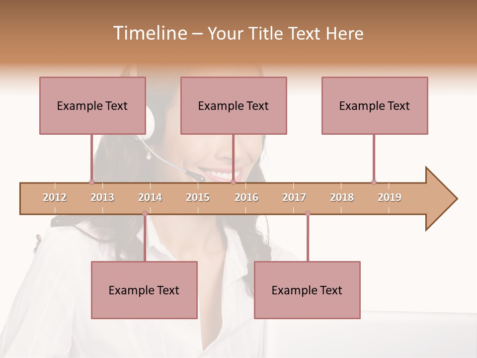 Isolation Helpdesk Face PowerPoint Template
