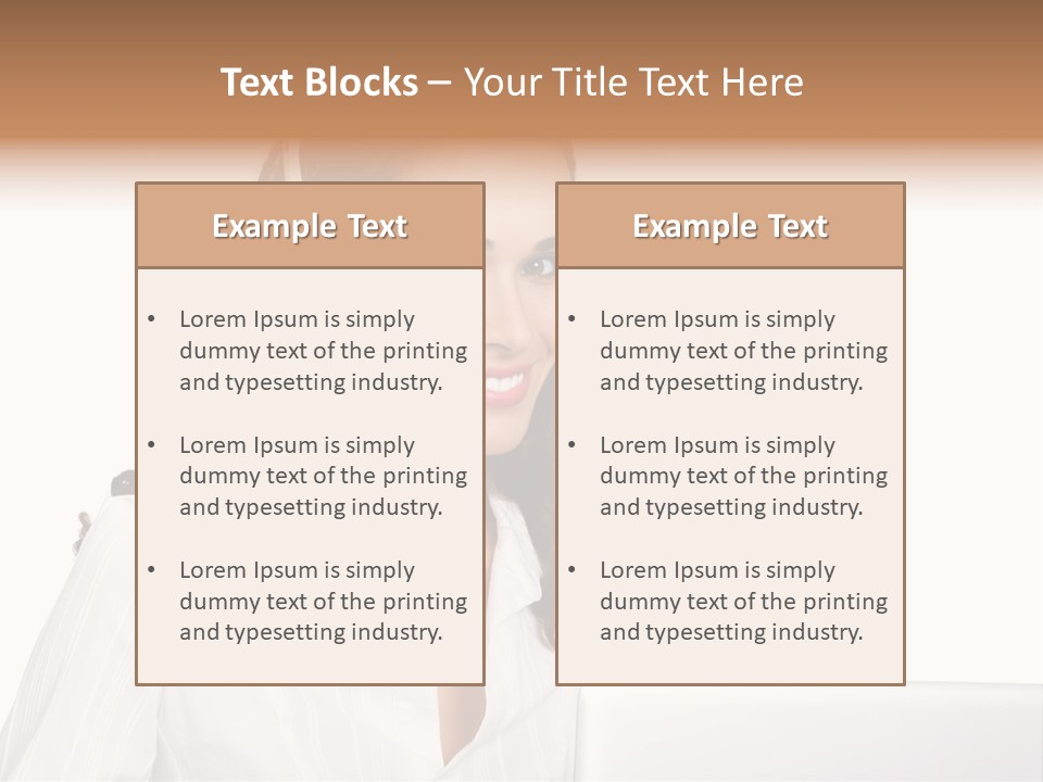 Isolation Helpdesk Face PowerPoint Template