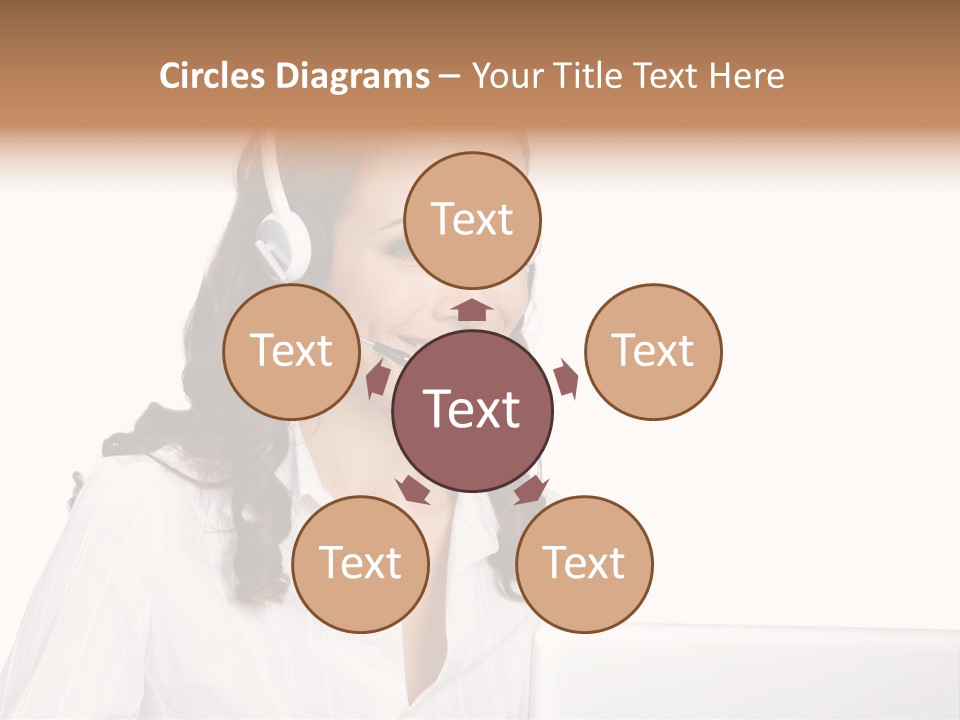 Isolation Helpdesk Face PowerPoint Template