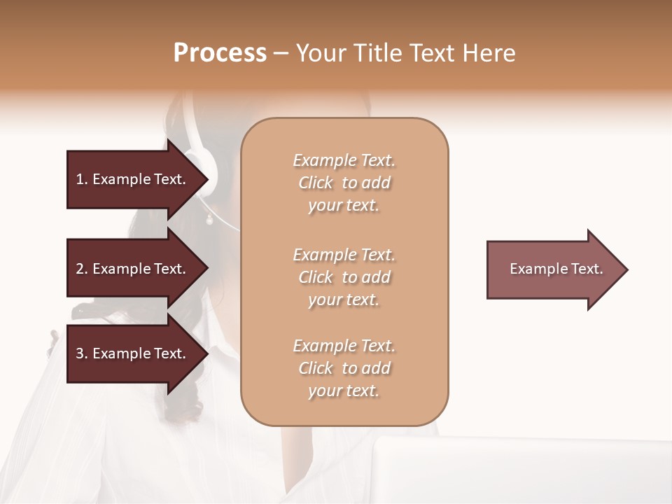 Isolation Helpdesk Face PowerPoint Template