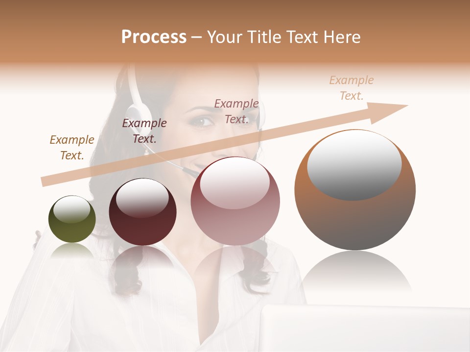 Isolation Helpdesk Face PowerPoint Template