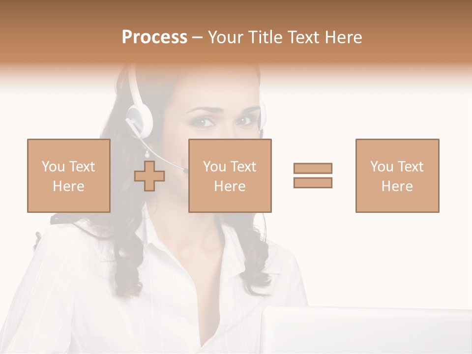 Isolation Helpdesk Face PowerPoint Template