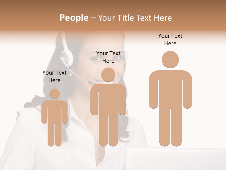 Isolation Helpdesk Face PowerPoint Template