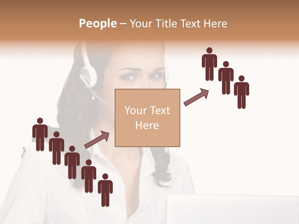 Isolation Helpdesk Face PowerPoint Template