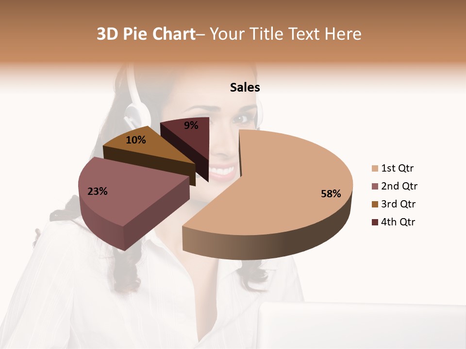 Isolation Helpdesk Face PowerPoint Template