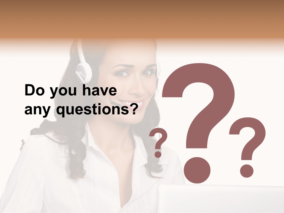 Isolation Helpdesk Face PowerPoint Template