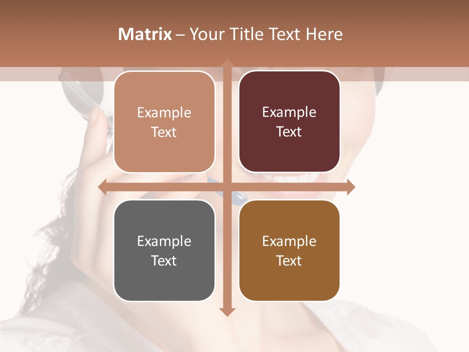 Call Communication White Background PowerPoint Template