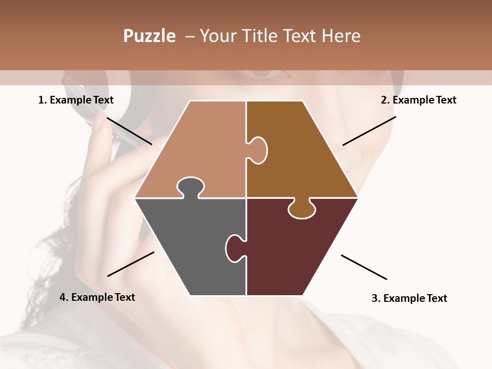 Call Communication White Background PowerPoint Template