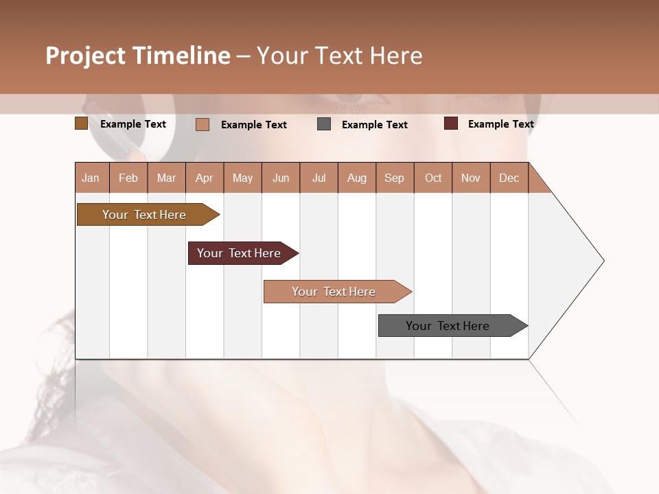 Call Communication White Background PowerPoint Template