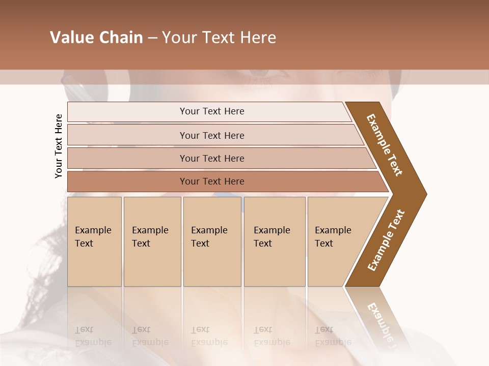 Call Communication White Background PowerPoint Template
