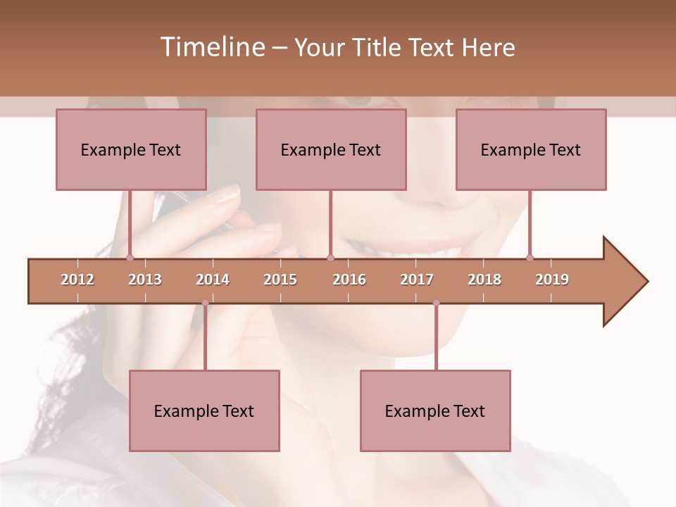 Call Communication White Background PowerPoint Template