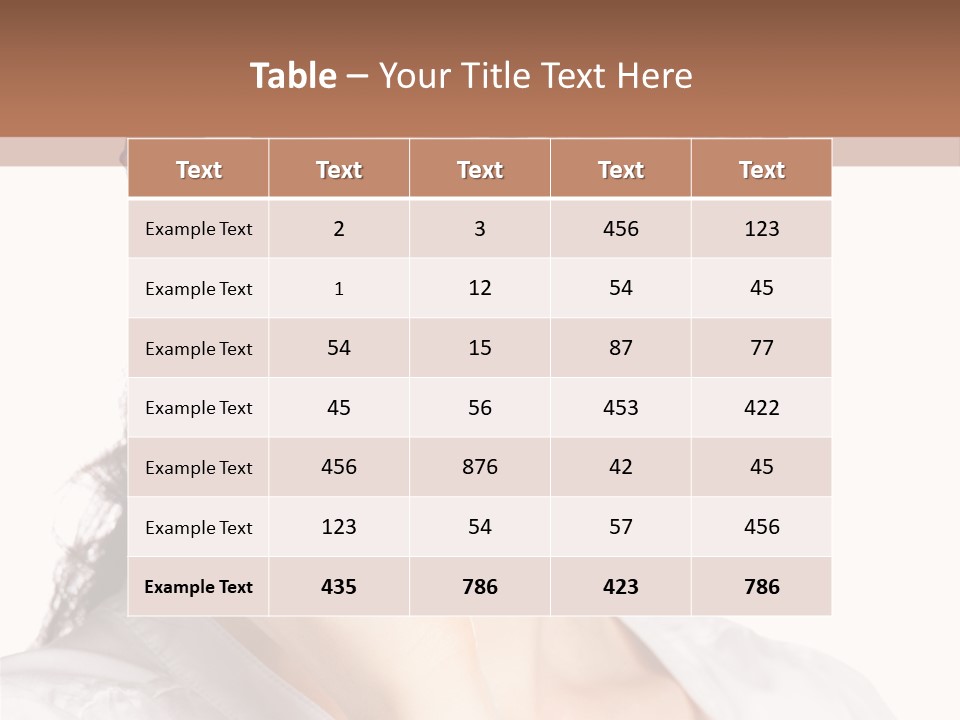 Call Communication White Background PowerPoint Template