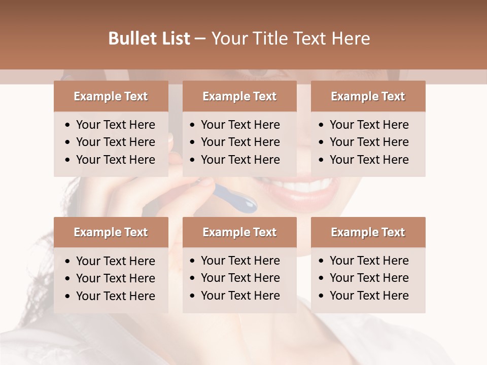 Call Communication White Background PowerPoint Template