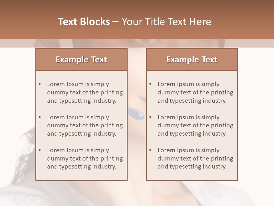 Call Communication White Background PowerPoint Template