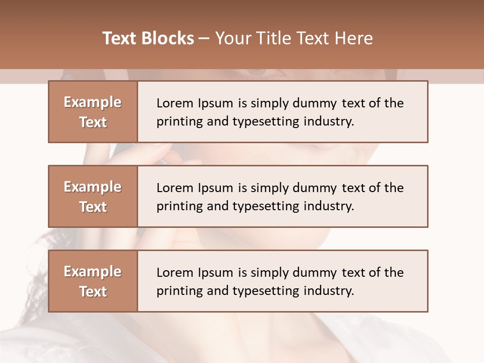 Call Communication White Background PowerPoint Template