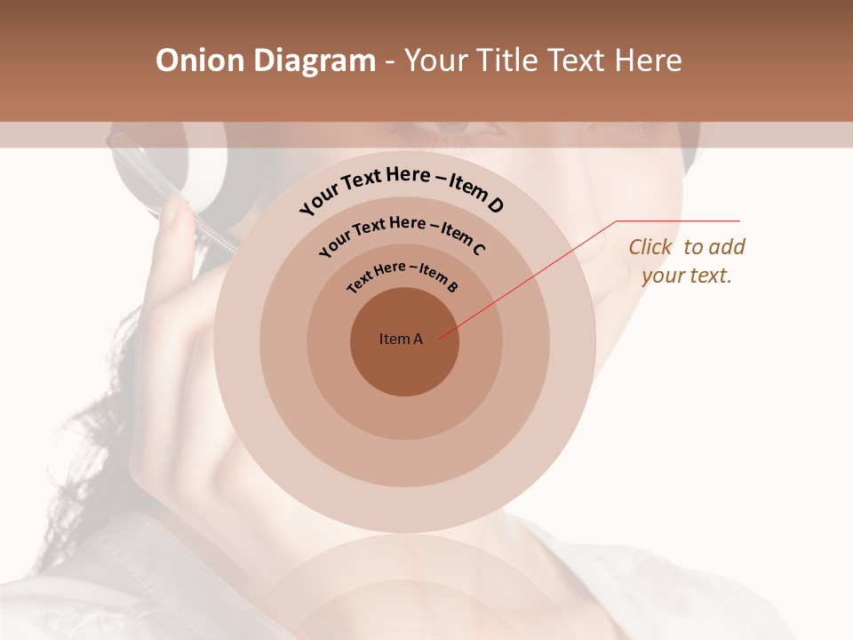 Call Communication White Background PowerPoint Template