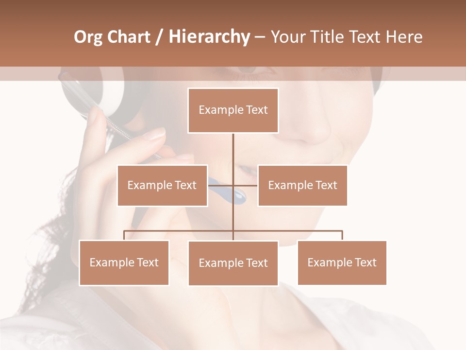 Call Communication White Background PowerPoint Template