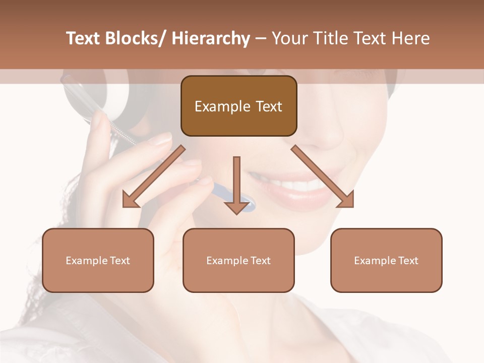 Call Communication White Background PowerPoint Template