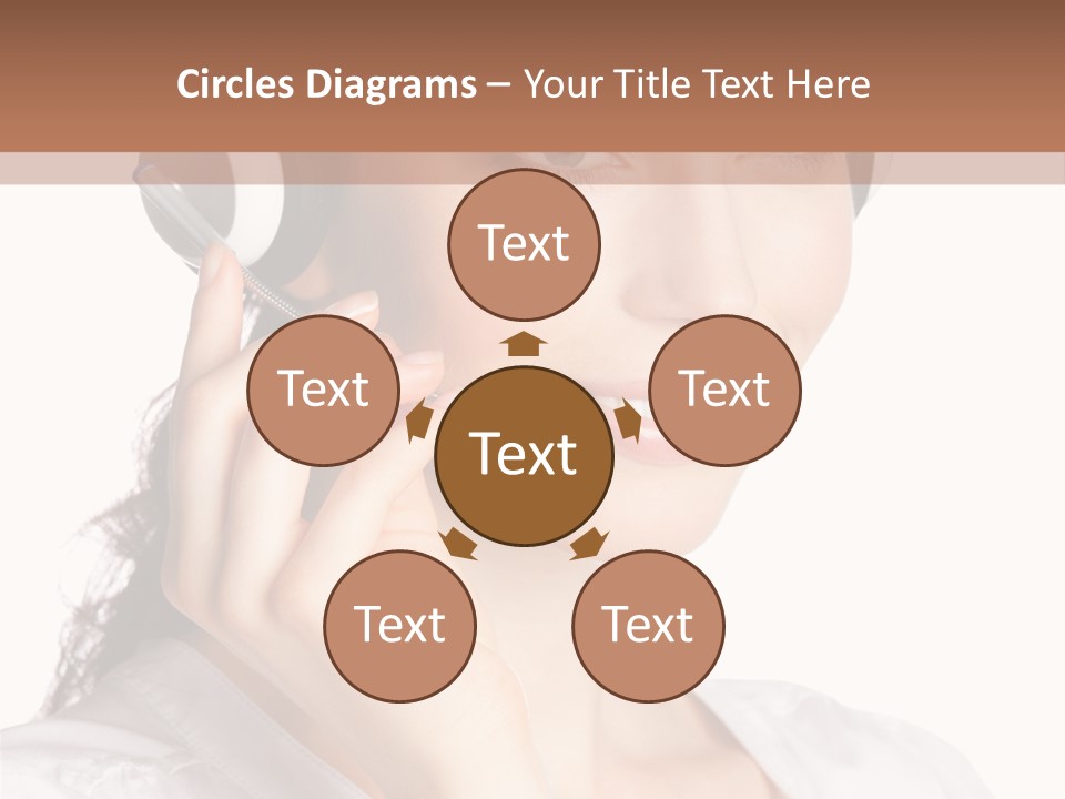 Call Communication White Background PowerPoint Template