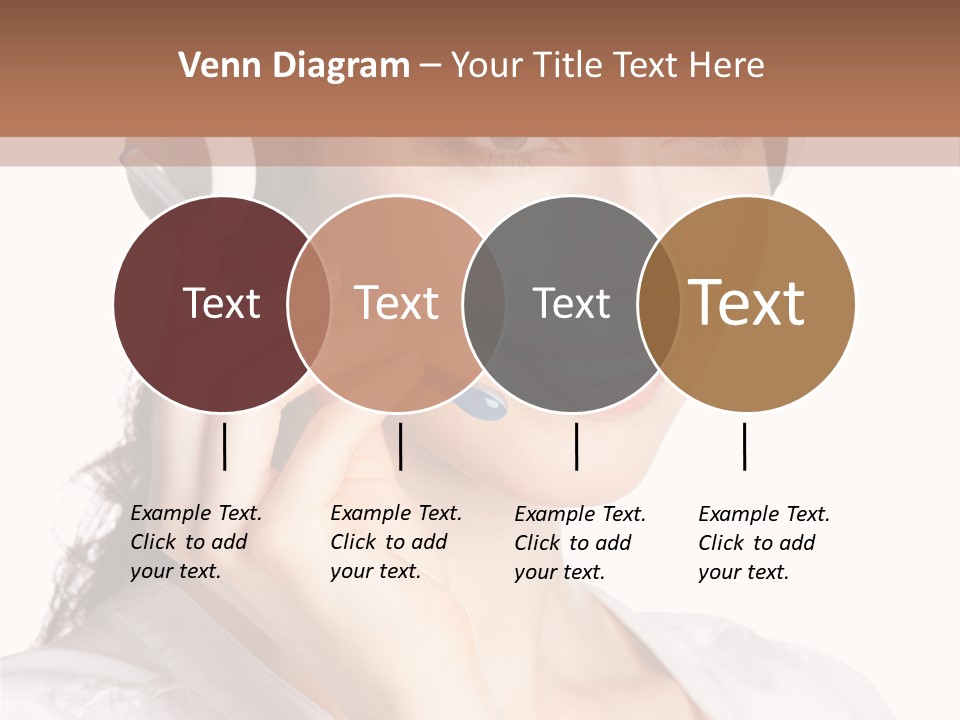 Call Communication White Background PowerPoint Template