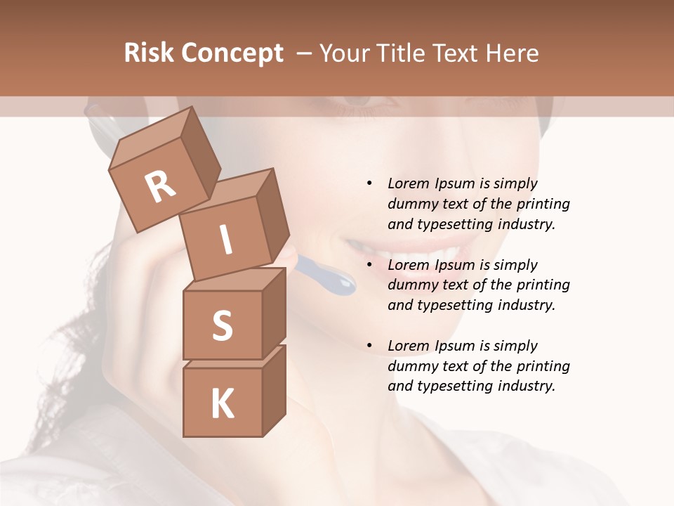 Call Communication White Background PowerPoint Template