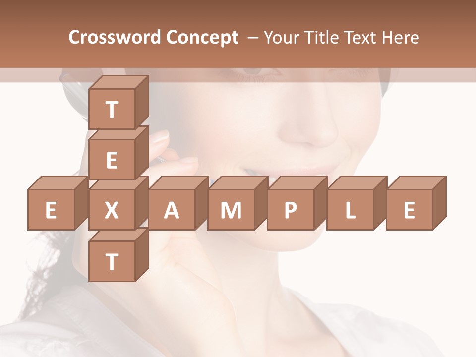 Call Communication White Background PowerPoint Template