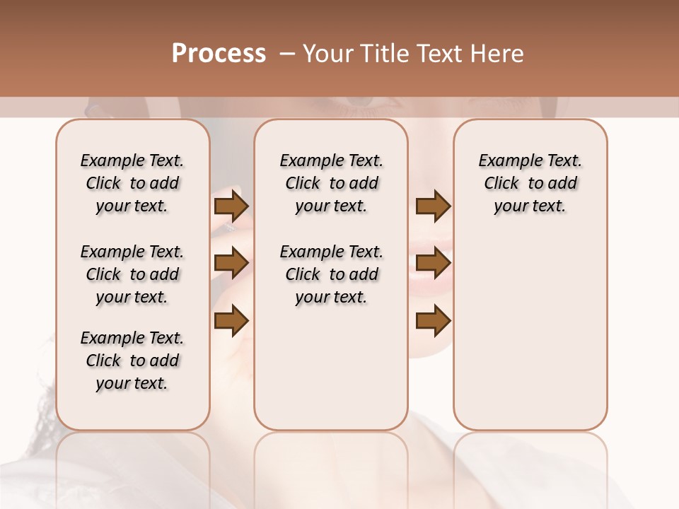 Call Communication White Background PowerPoint Template