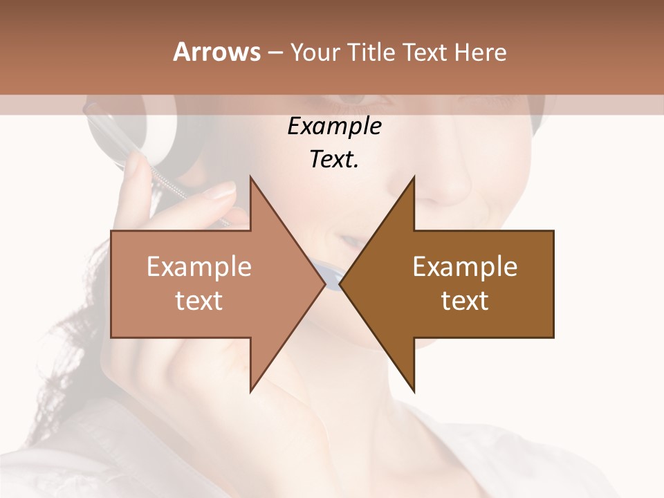 Call Communication White Background PowerPoint Template