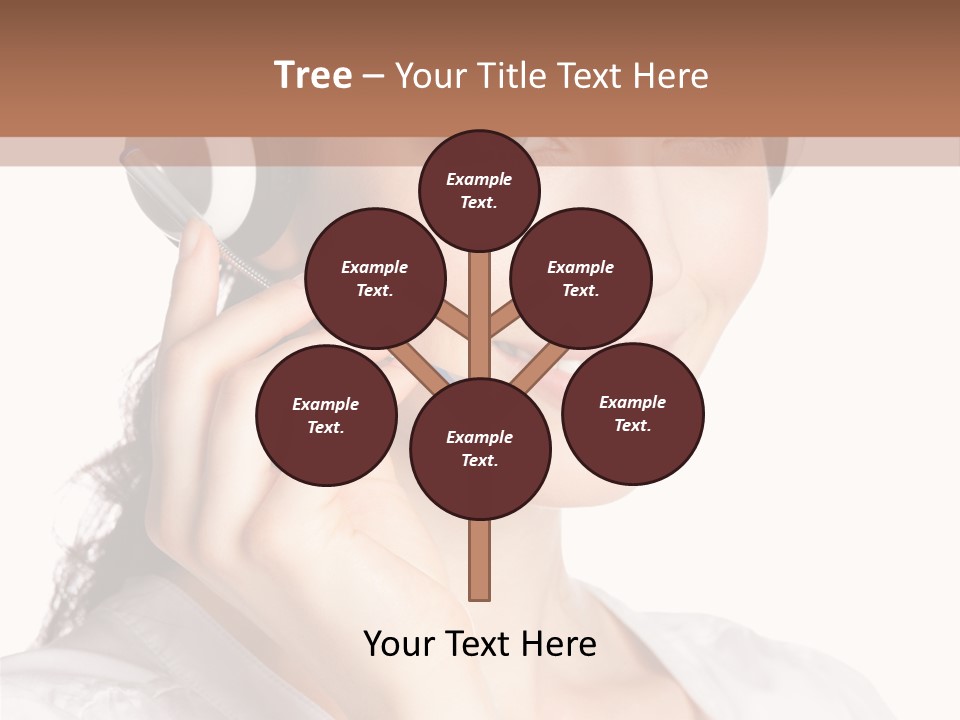 Call Communication White Background PowerPoint Template