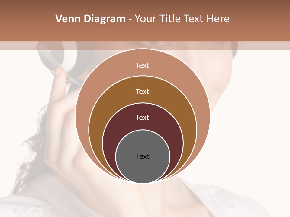 Call Communication White Background PowerPoint Template