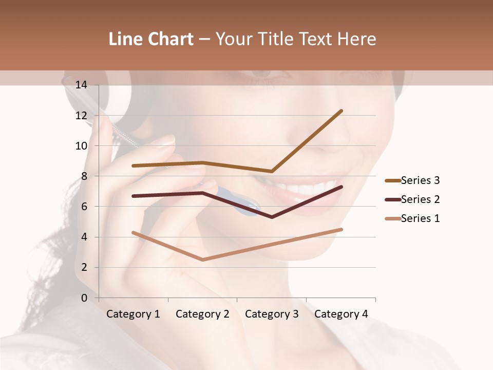 Call Communication White Background PowerPoint Template
