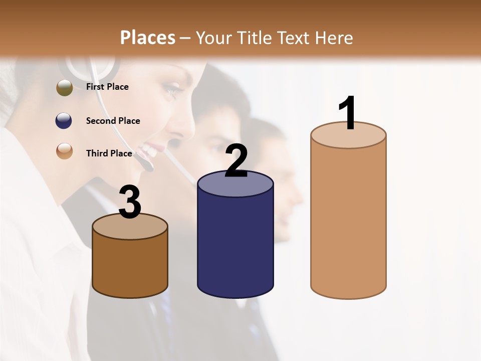 Handsfree Assistance Call Center PowerPoint Template