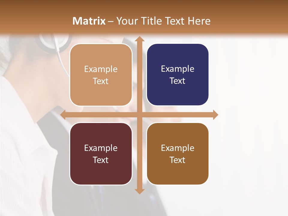 Handsfree Assistance Call Center PowerPoint Template