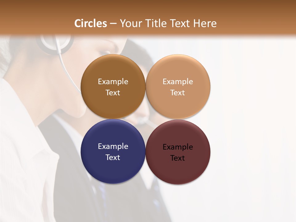 Handsfree Assistance Call Center PowerPoint Template