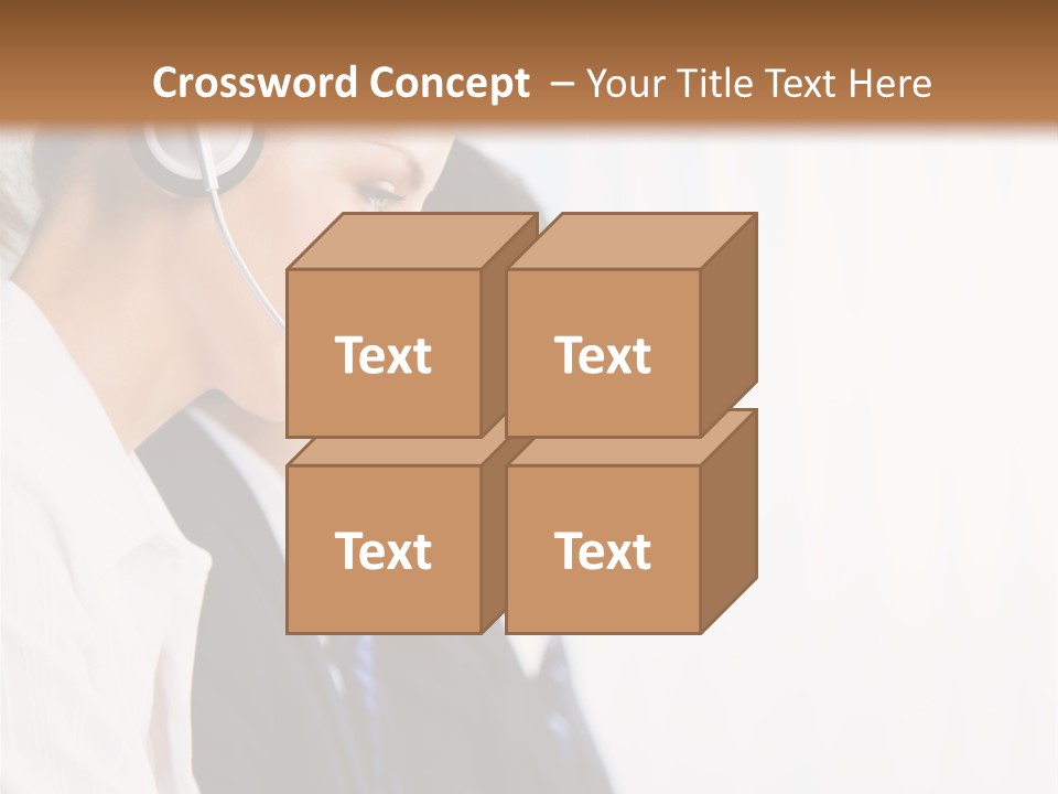Handsfree Assistance Call Center PowerPoint Template