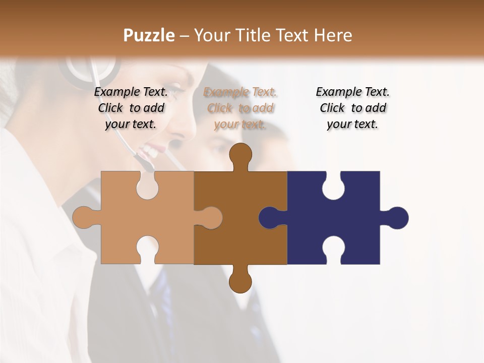 Handsfree Assistance Call Center PowerPoint Template