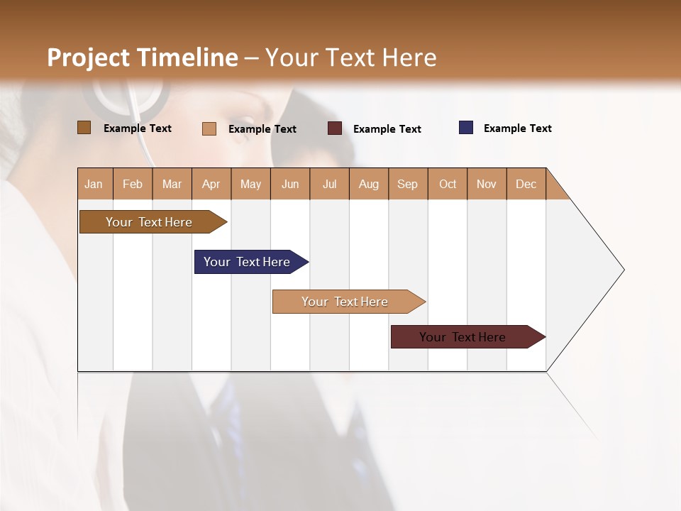 Handsfree Assistance Call Center PowerPoint Template