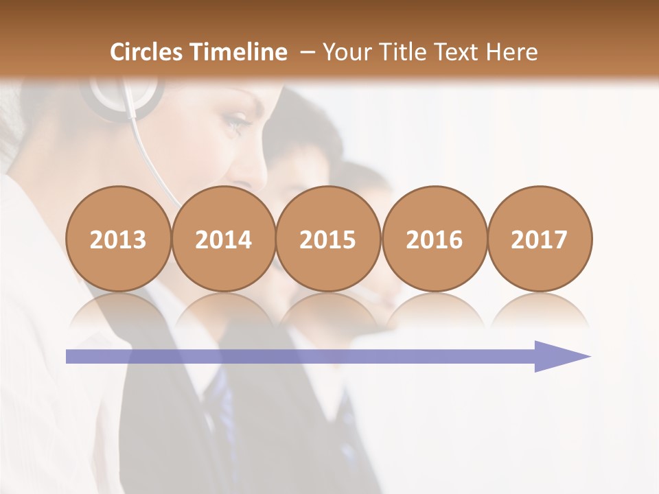 Handsfree Assistance Call Center PowerPoint Template