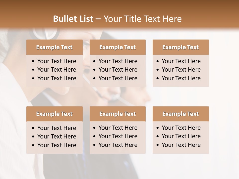 Handsfree Assistance Call Center PowerPoint Template