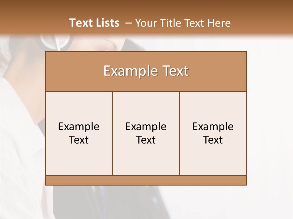 Handsfree Assistance Call Center PowerPoint Template